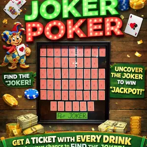 Joker Draw🤡 is now at the Gold and Fleece starting this Sunday. Every Sunday between 5pm and 7pm, every drink purchased gets a ticket🎟️ to go into the draw for a chance to turn a card over. If not the joker two free drinks and the pot will jackpot by $50.00💰 for next Sunday. Don’t forget free bar snacks will be supplied as well.